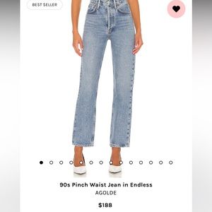 Agolde denim from revolve